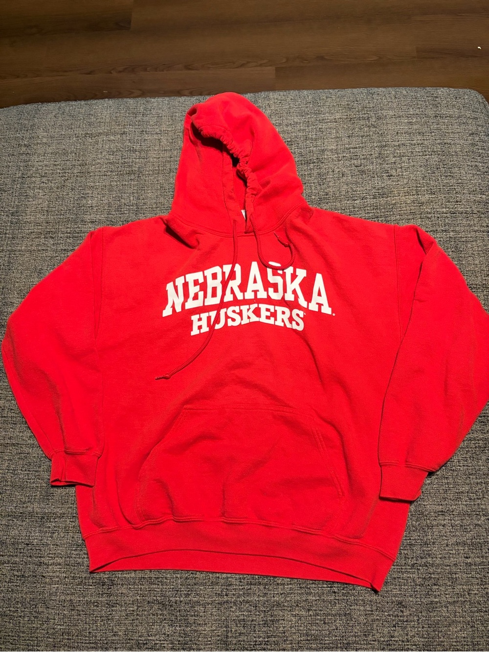 Nebraska Huskers Red Pullover Hoodie